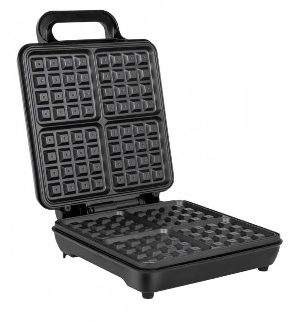 Vaffeljern 4 vafler 1100W teflonbelagt