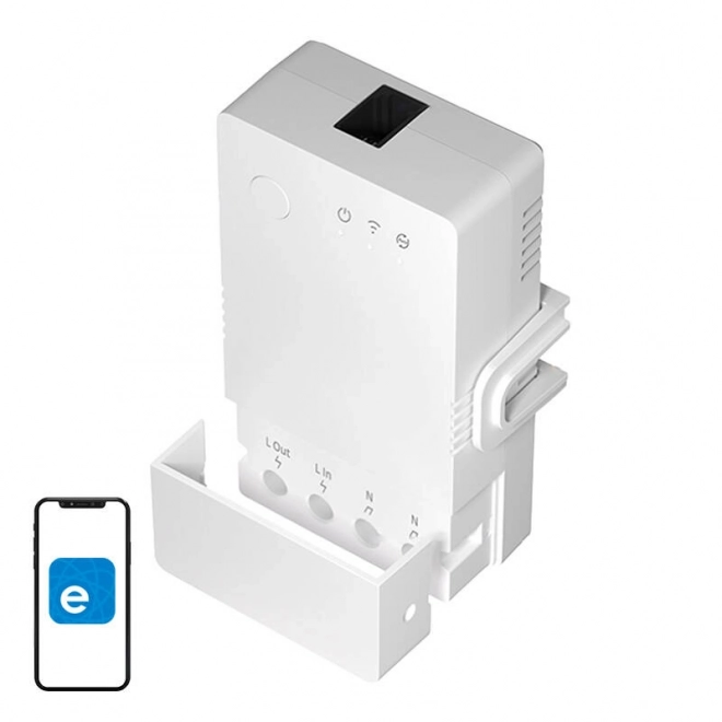 Smart Wi-Fi switch til overvågning af temperatur og fugtighed Sonoff