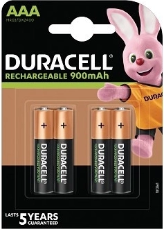 AAA HR3 genopladelige batterier 900 mAh, blister 4 stk.