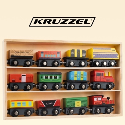 Træ togspor Kruzzel 12stk