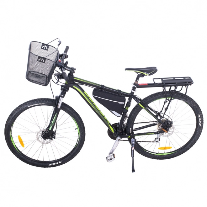 Justerbart bagstativ til cykel med fodstøtte