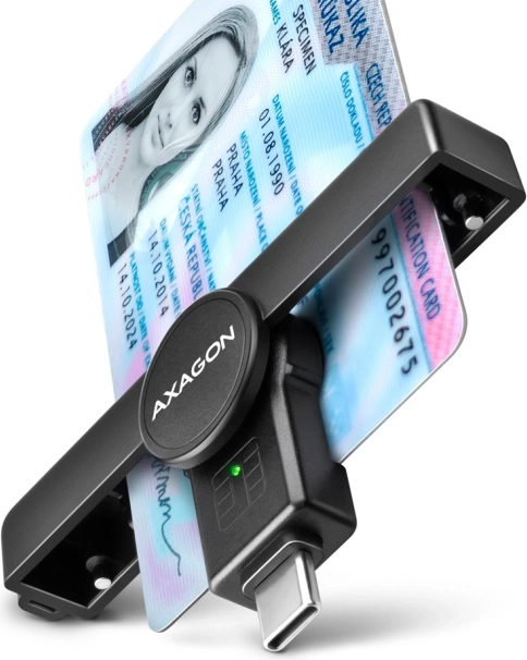 AXAGON PocketReader USB-C lommekortlæser