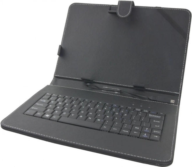 Tastatur og etui til tablets 10,1" sort
