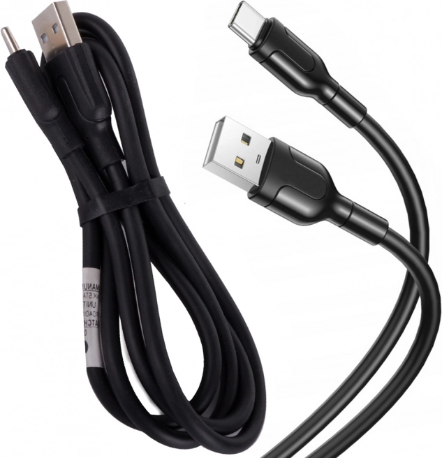 USB-kabel USB‑A til USB‑C, 0,9 m, robust, hurtig opladning og dataoverførsel