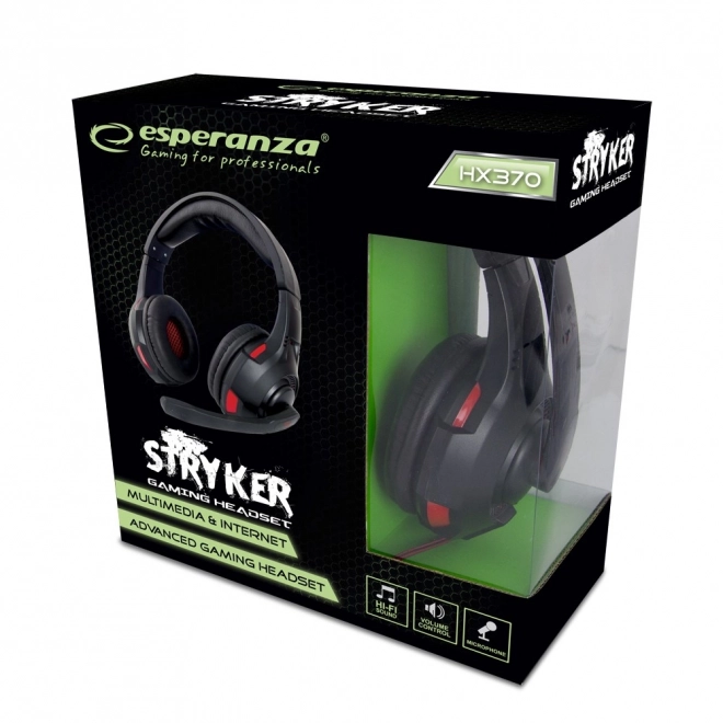 Gaming hovedtelefoner med mikrofon STRYKER