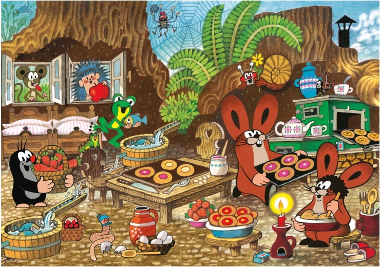 Den magiske verden med Muldvarpen i køkkenet