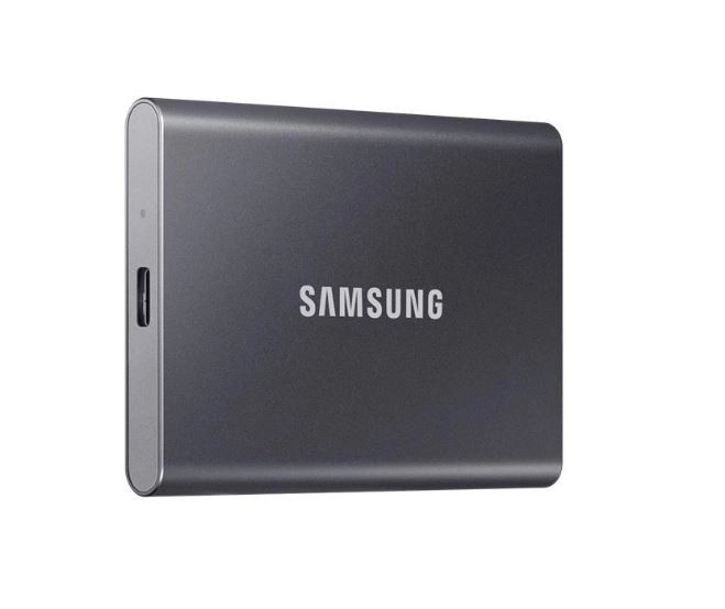 Ekstern SSD Samsung Portable T7 4TB grå