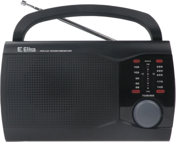 Bærbar radio EWA sort