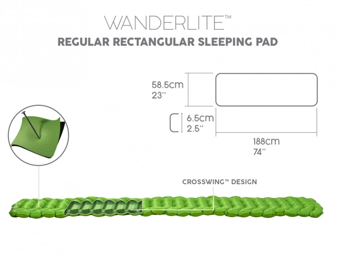 Oppustelig liggeunderlag Bestway WanderLite