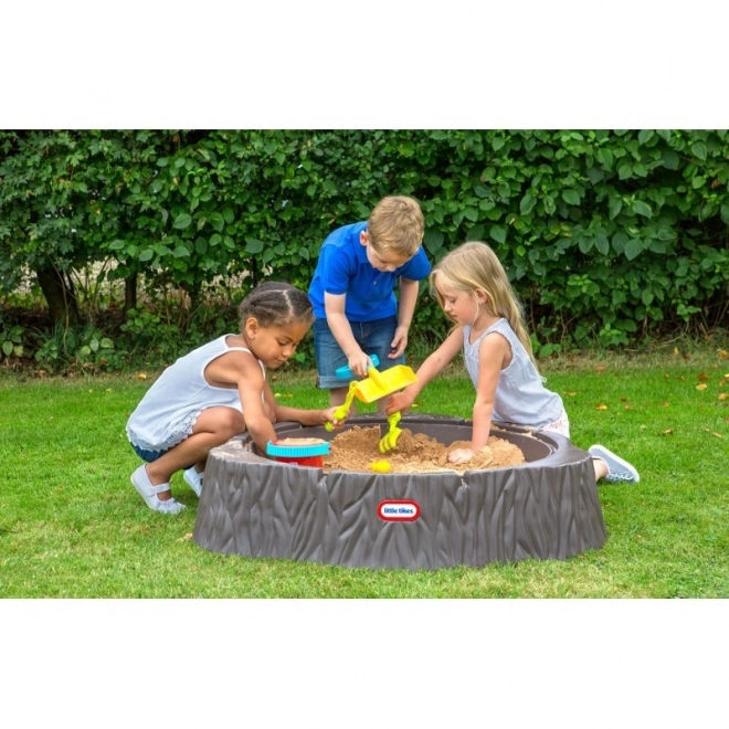 Børnesandkasse Little Tikes - træstub