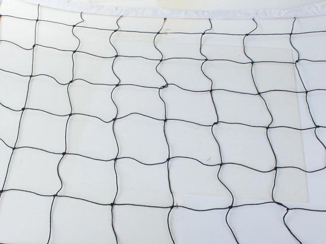 Volleyballnet sort 9,5 x 1 m