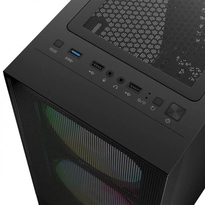 Arya ARGB USB 3.0 Midi Tower sort
