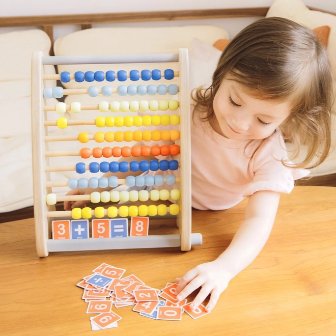 Farverige 10 rækker perler