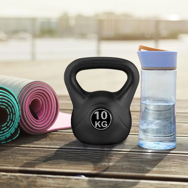 Kettlebell til træning sort - 10 kg