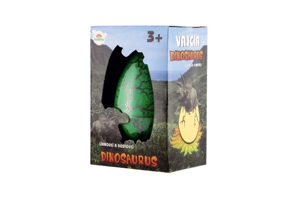Æg med udklækkende dinosaur