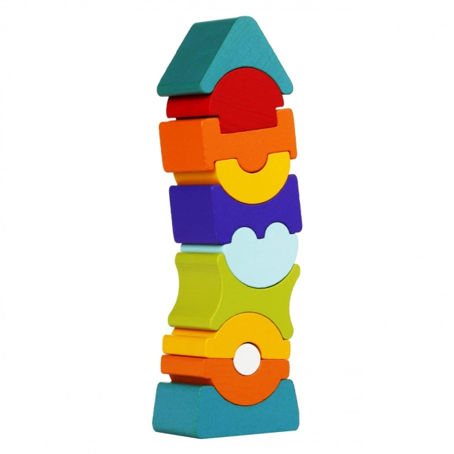 CUBIKA 12862 Balancerende tårn IX - træpuslespil 11 dele