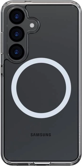 Magnetisk etui Torras Guardian til Samsung S25, gennemsigtigt