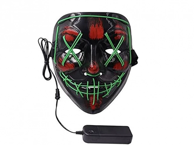 Lysende LED-maske rensende fest