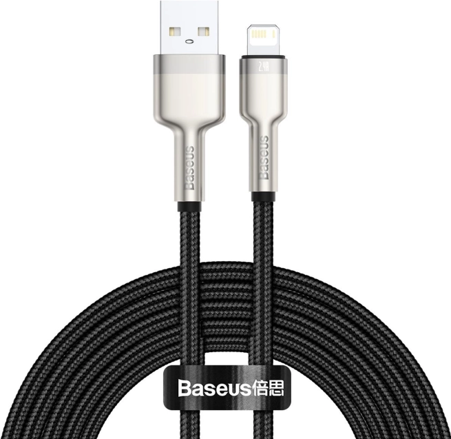 USB-kabel Lightning til Apple 2,4A 2 m fra Baseus