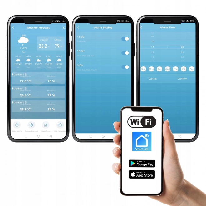 Fjernovervågning med SMART LIFE app