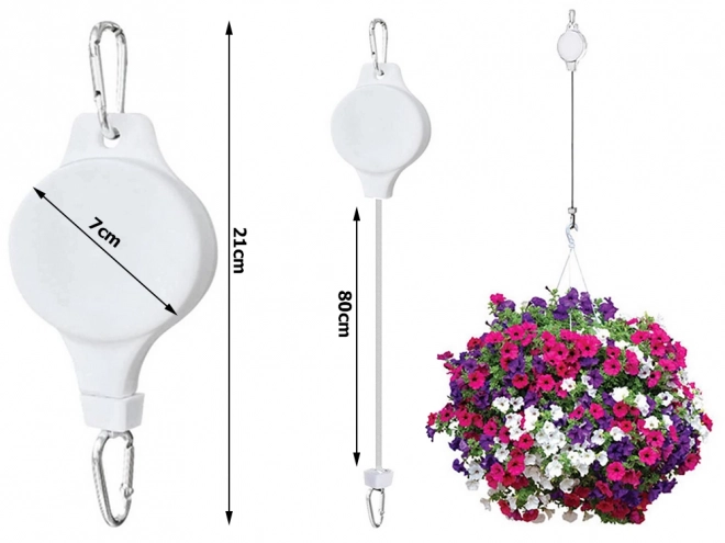 Krog til planter med teleskopisk håndtag