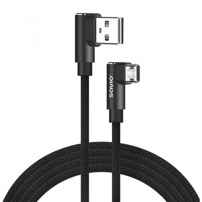 Kabel med dobbeltsidet stik USB Micro USB - USB A 2m