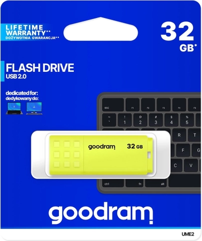 USB-flashdrev Goodram NEO 32 GB gul (USB 2.0)