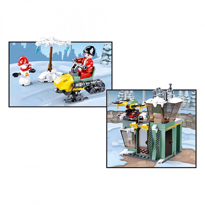 Sluban Vinter Redningsfolk M38-B0953 Redningsstation
