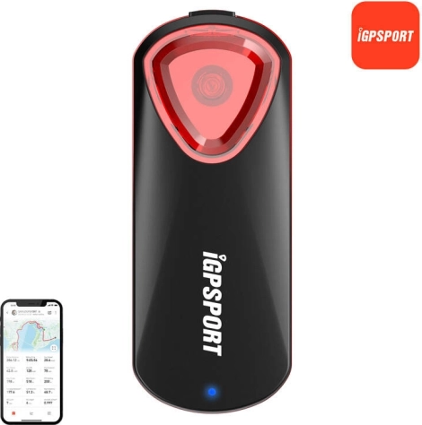 baglygte til cykel med radar igpsport sr30