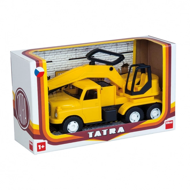 Auto Tatra 148 - gul gravemaskine