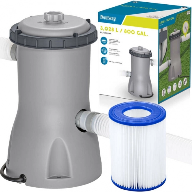 Filterpumpe til svømmebassiner Bestway 3028 l/h