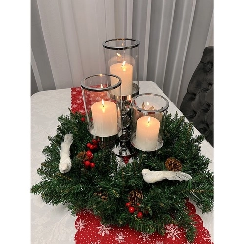 Kunstige grangrene 29 cm, 40 stk Ruhhy 22513