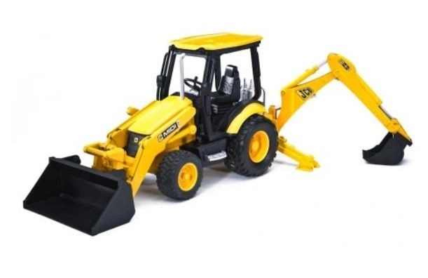Bruder Traktor JCB MIDI frontlæsser med gravearm