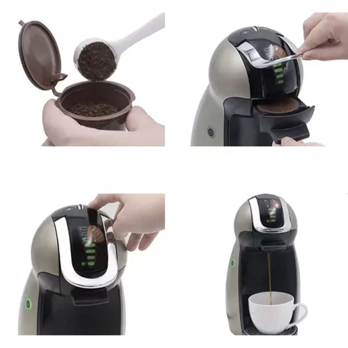 Genanvendelige kaffekapsler - 6 stk. Ruhhy 23028