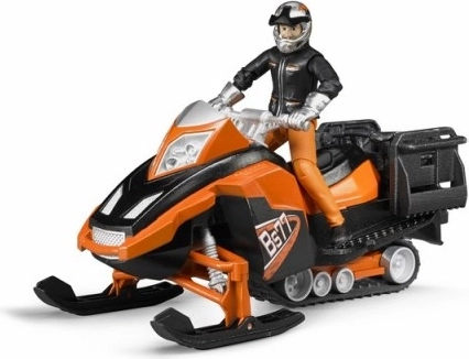 Snescooter med BWORLD-figur