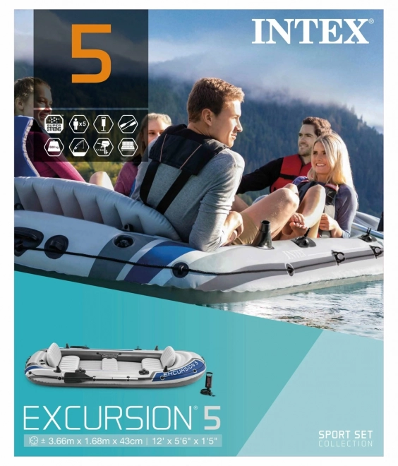 Oppustelig båd til 5 personer Excursion 5