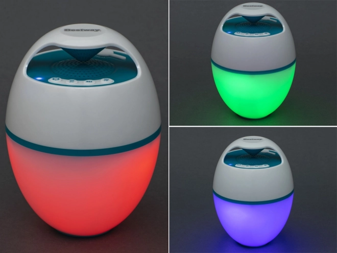 Bestway flydende højttaler MusicWave med Bluetooth og LED-lys