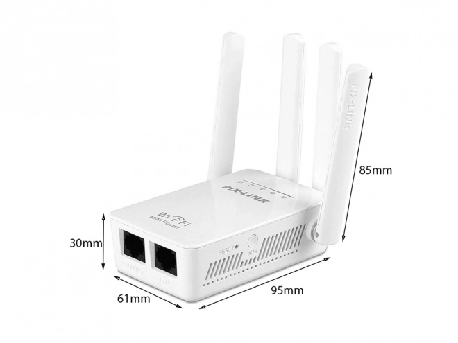 Effektiv WiFi signalforlænger 300Mbps WPS