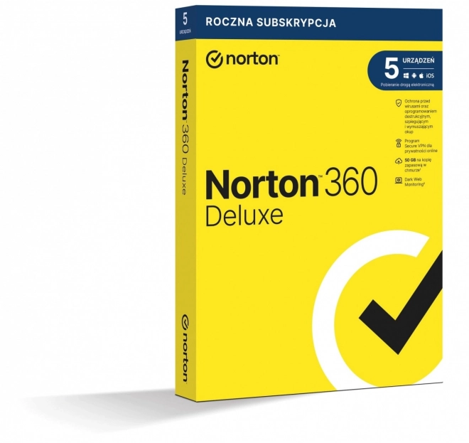 Norton 360 Deluxe - 50 GB sikkerhedskopiering i 1 år til 5 enheder