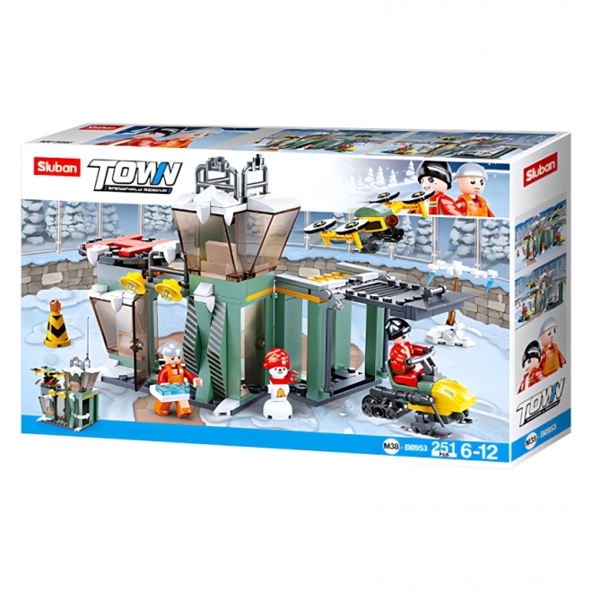 Sluban Vinter Redningsfolk M38-B0953 Redningsstation