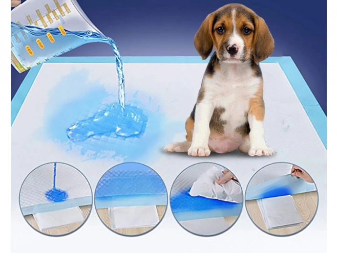 Absorberende underlag til hunde 60x60 cm