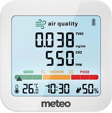 Digital luftkvalitetsmonitor Meteo SP88A