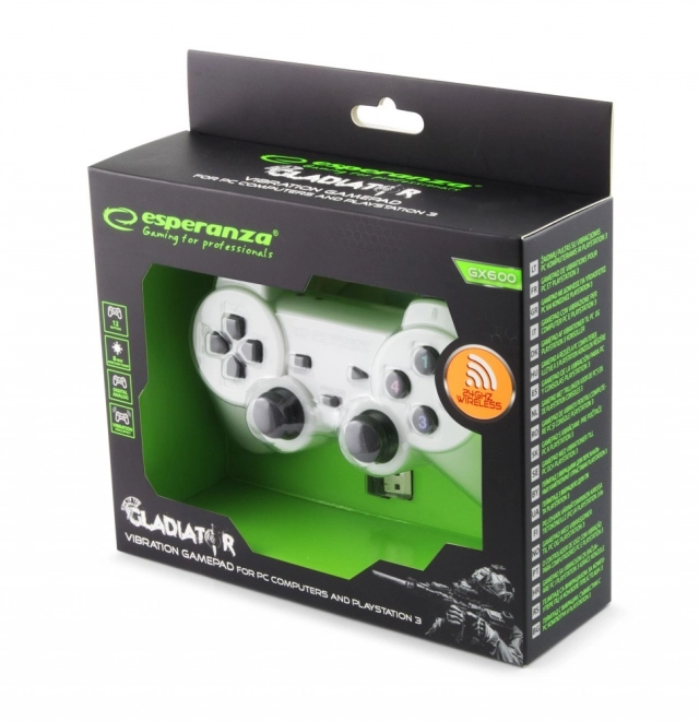 Trådløs controller Esperanza EGG108W (hvid)