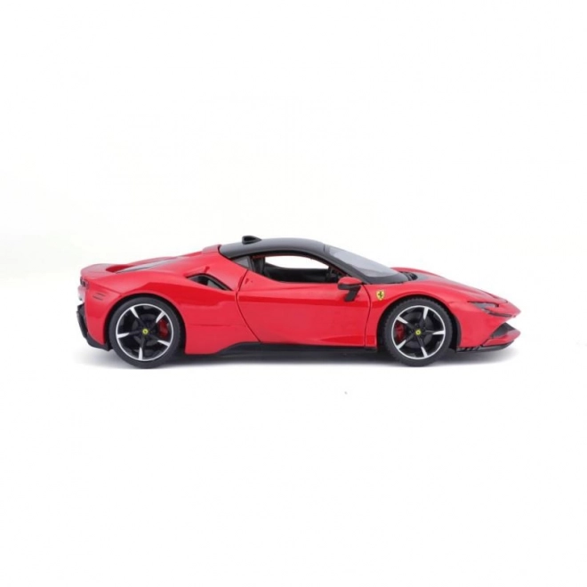 Bburago 1:24 Ferrari Top SF90 Stradale Rød