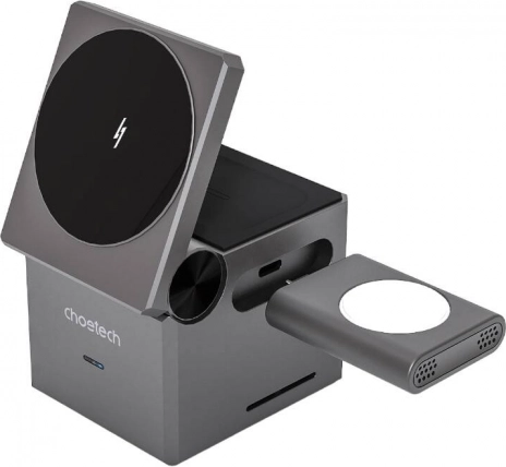 Choetech 3-i-1 induktionsoplader 15W