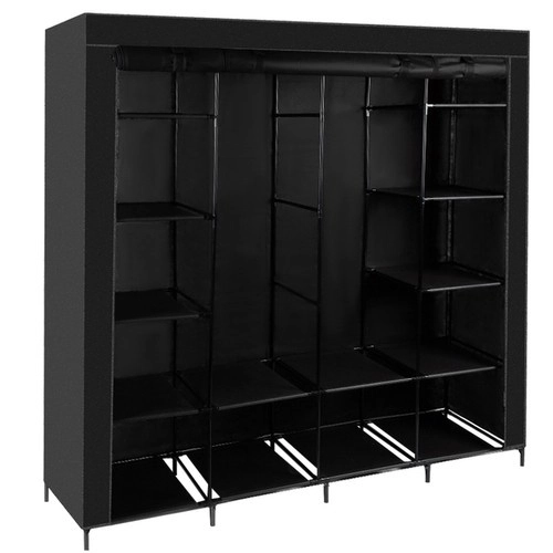 Foldbar stofgarderobe 170x170cm Ruhhy 23740