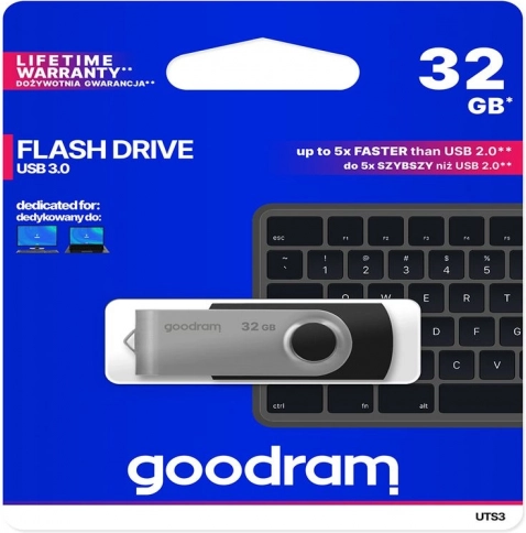USB-flashdrev GOODRAM Twister blå 32GB