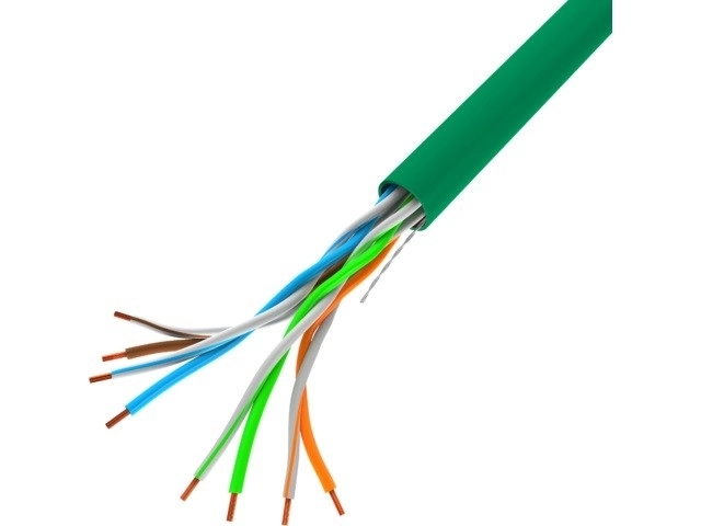 UTP kabel kat. 5e ledning CU grøn
