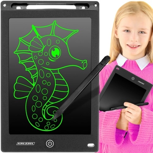 Tegnetablet 10" sort XL KRUZZEL 22455