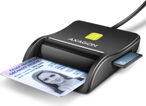 Axagon CRE-SM3SD kortlæser USB med støtte til SD/microSD/SIM